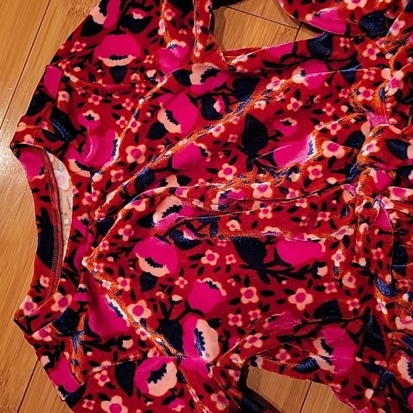 Cat & Jack 5T velvet dress with pockets - Picture 2 of 4